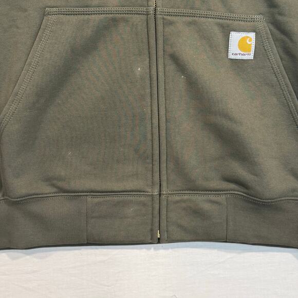 Carhartt K122 Moss Full Zip Hoodie Men’s Large Loose Fit NWT Midweight - Picture 8 of 10